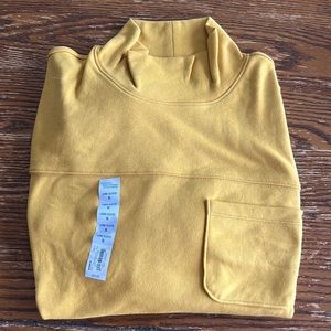 XL Croft & Barrow long sleeve mock turtleneck. Golden Spice color (mustard).